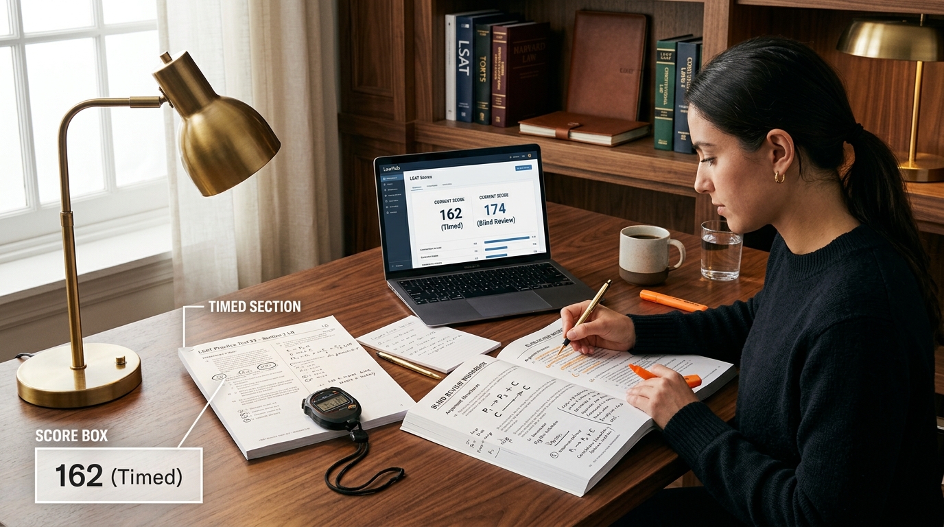 LSAT Blind Review Method Timed vs Untimed Score Comparison