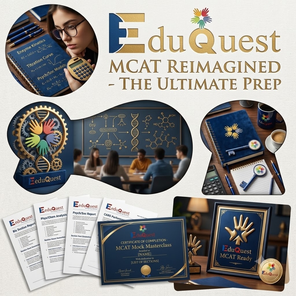 EduQuest MCAT Section Performance Reports and Masterclass Certification