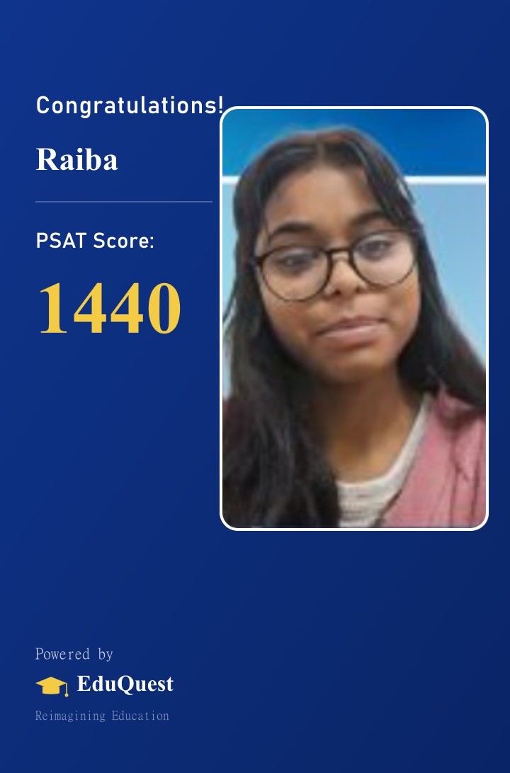 Raiba - PSAT Congratulations Card