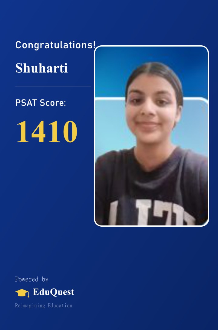 Shuharti - PSAT Congratulations Card