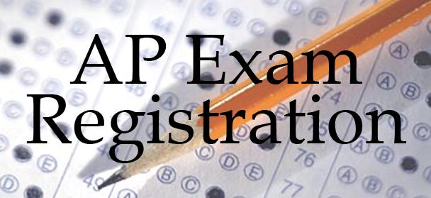 AP Registration for AP exams