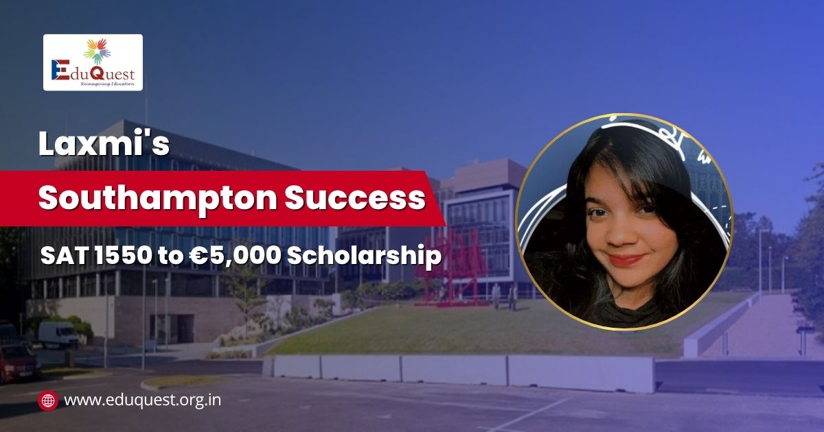 Laxmi's Southampton Success