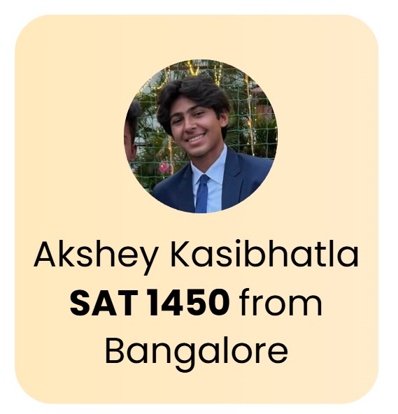 Akshey SAT 1450
