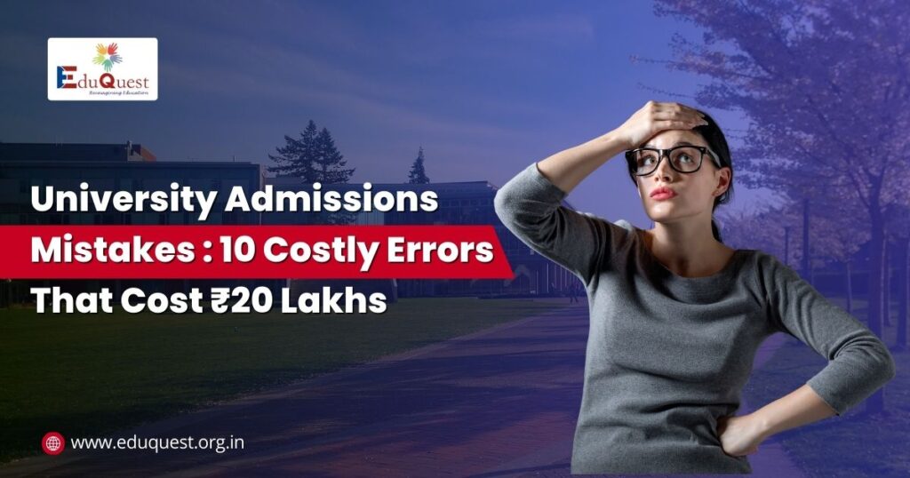 University Admissions Mistakes