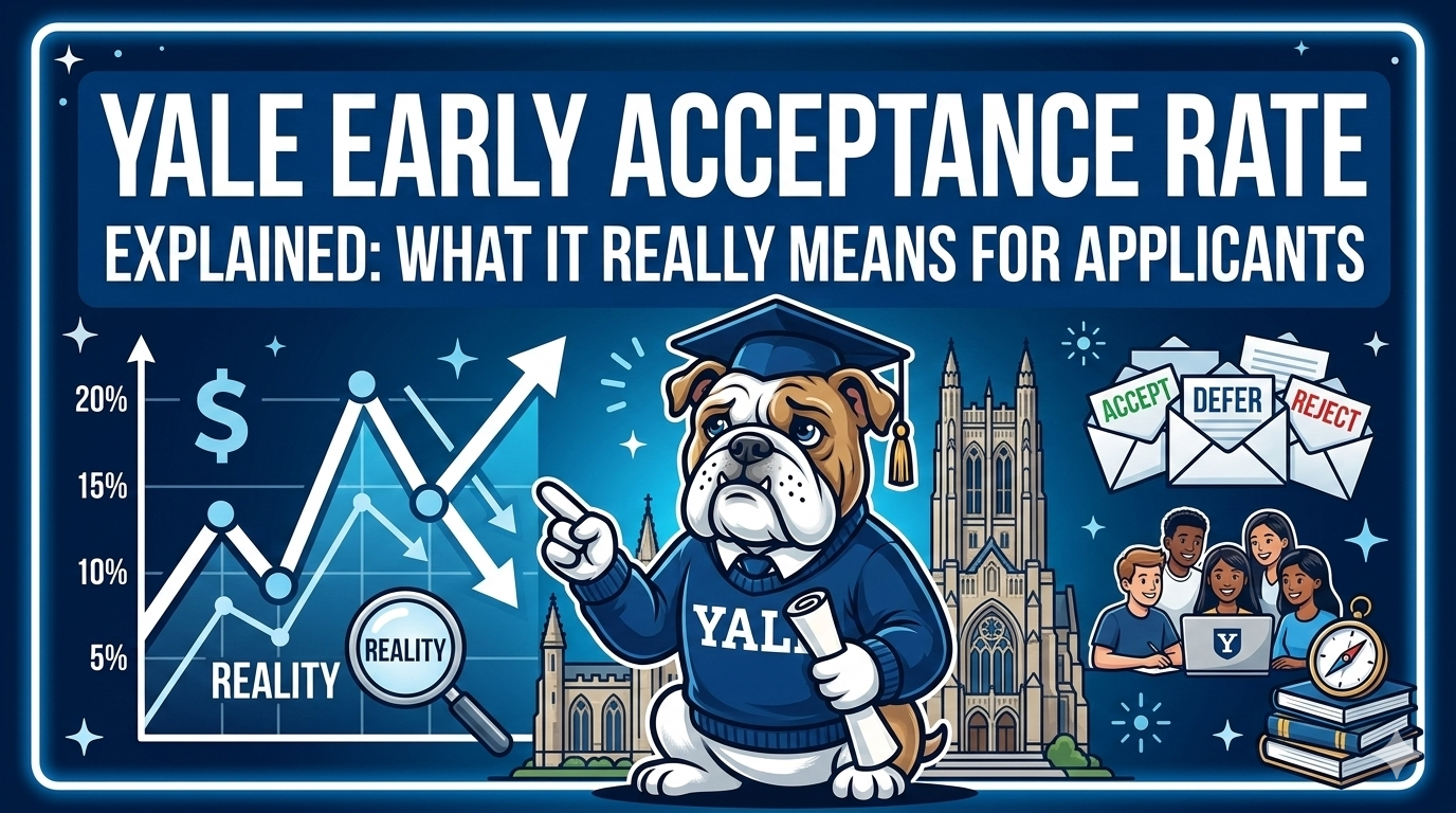 Yale University early acceptance rate explained for students applying through early action to Ivy League universities