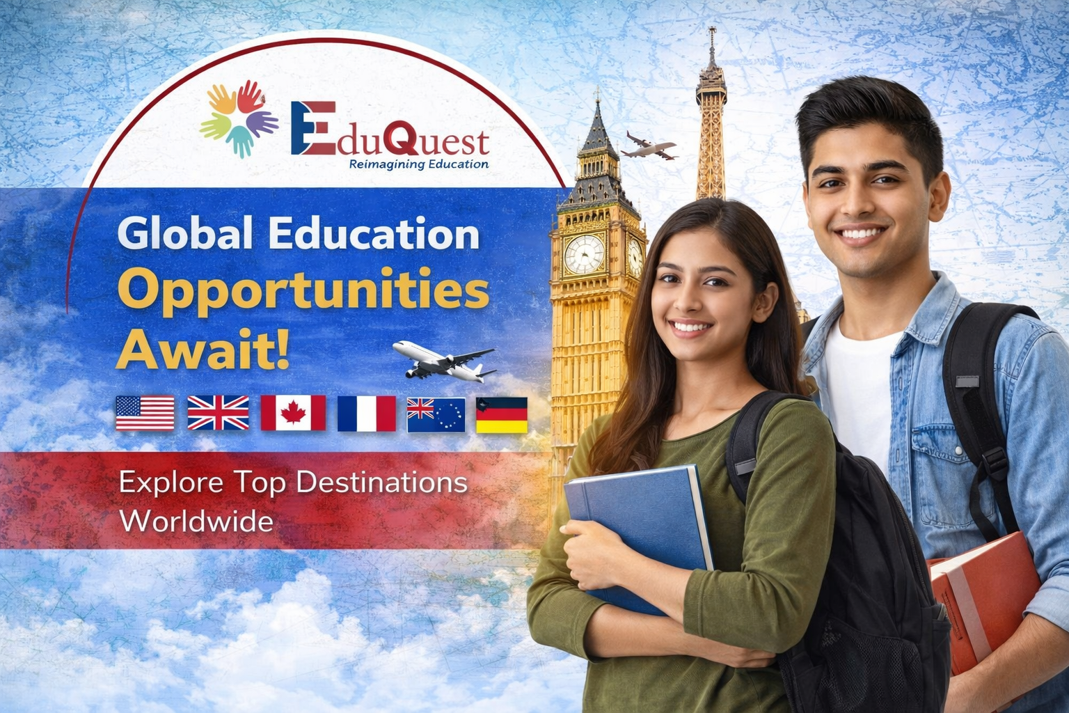 Edu Quest Consultant providing professional education counselling.