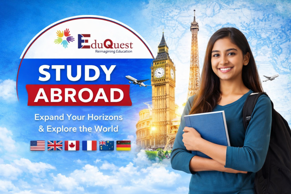 Edu Quest Consultant guiding students for study abroad admissions