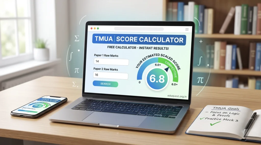TMUA Score Calculator Free